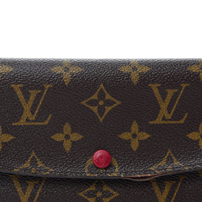 Louis Vuitton Monogram Emilie Wallet Fuchsia 13 of 13