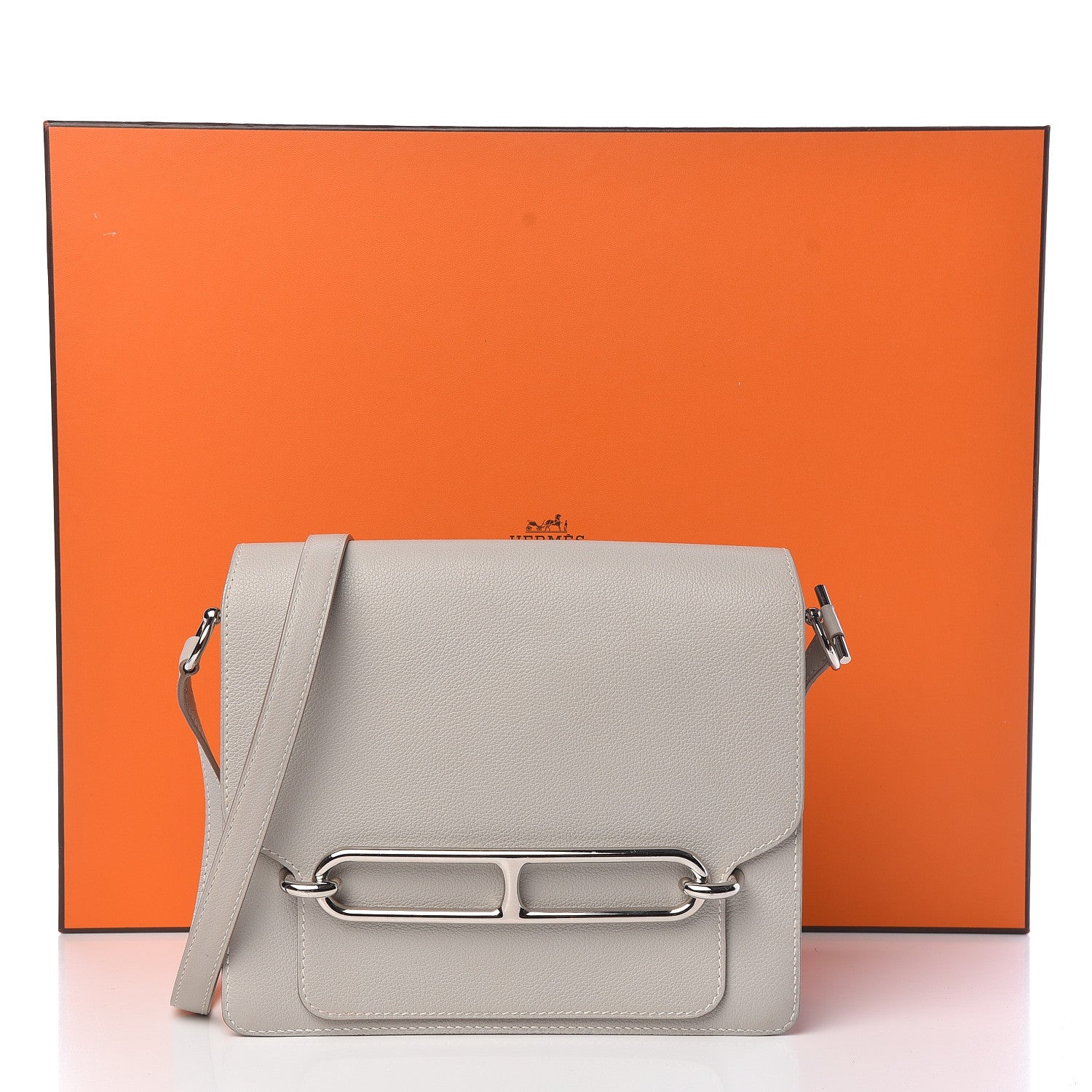Hermes Evercolor Sac Roulis 23 Gris Perle 12 of 12