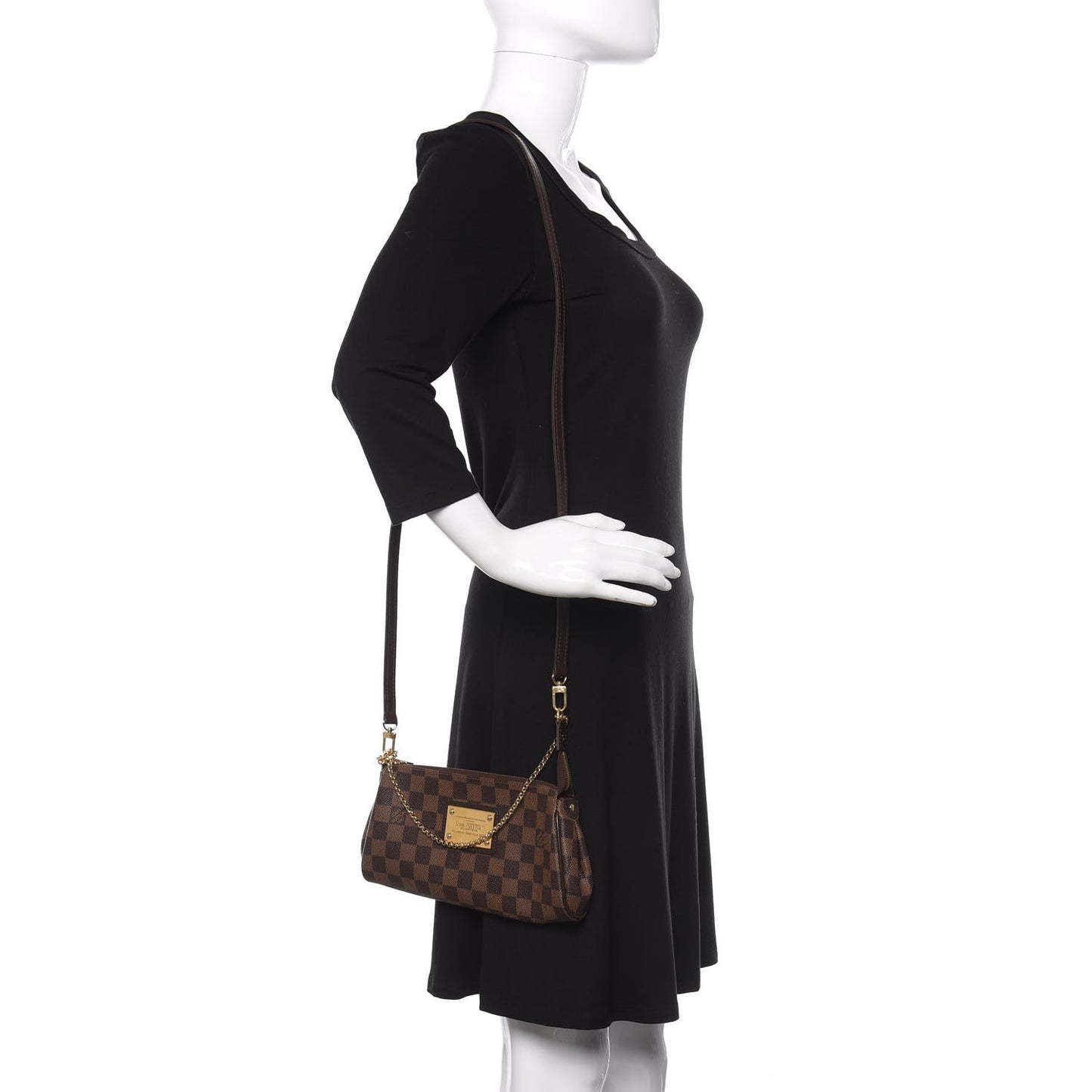 Damier Ebene Eva Clutch