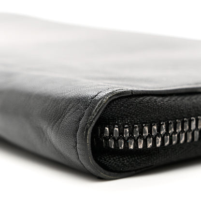 Louis Vuitton Calfskin Monogram Shadow Vertical Zippy Wallet Black 7 of 7