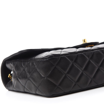 Chanel Lambskin Quilted Medium Single Flap Black 6 of 12