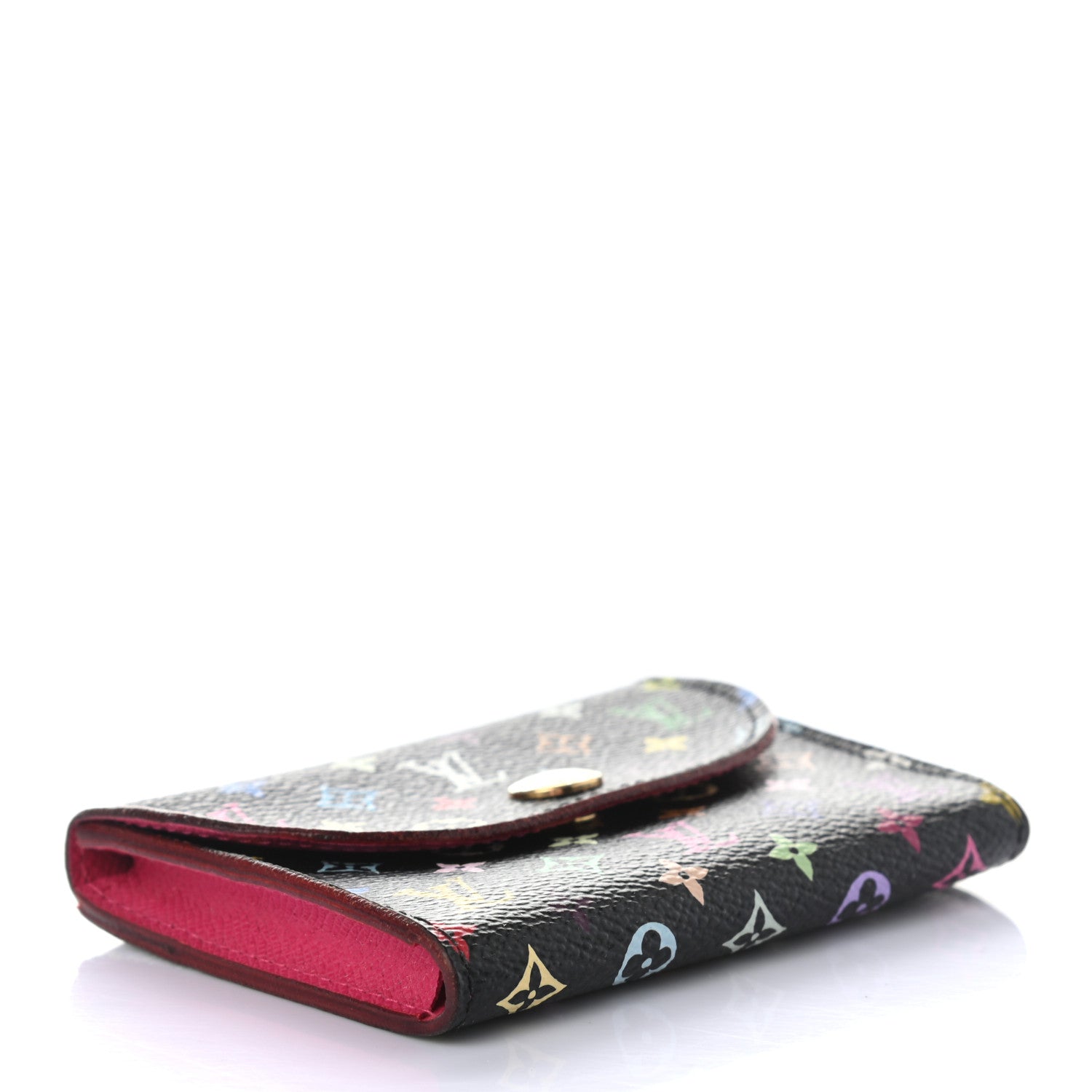 Louis Vuitton Monogram Multicolor Business Card Holder Black Grenade 4 of 8