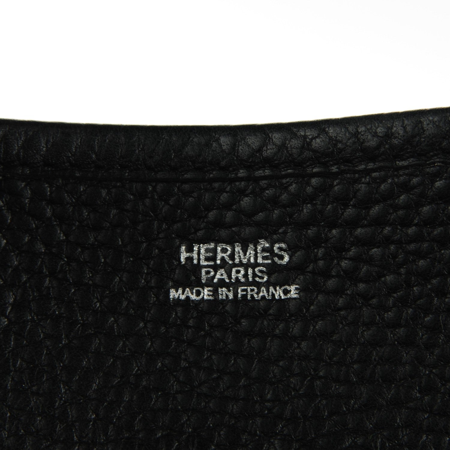 Hermes Taurillon Clemence Evelyne PM Black 7 of 10