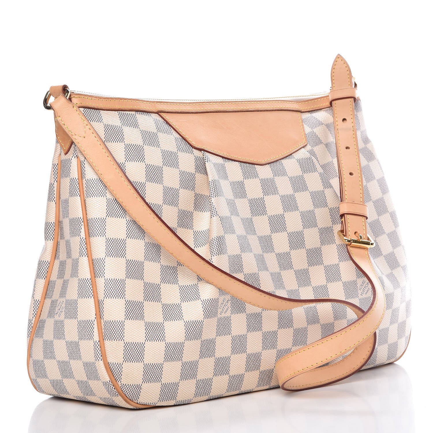 Louis Vuitton Damier Azur Siracusa MM 3 of 18