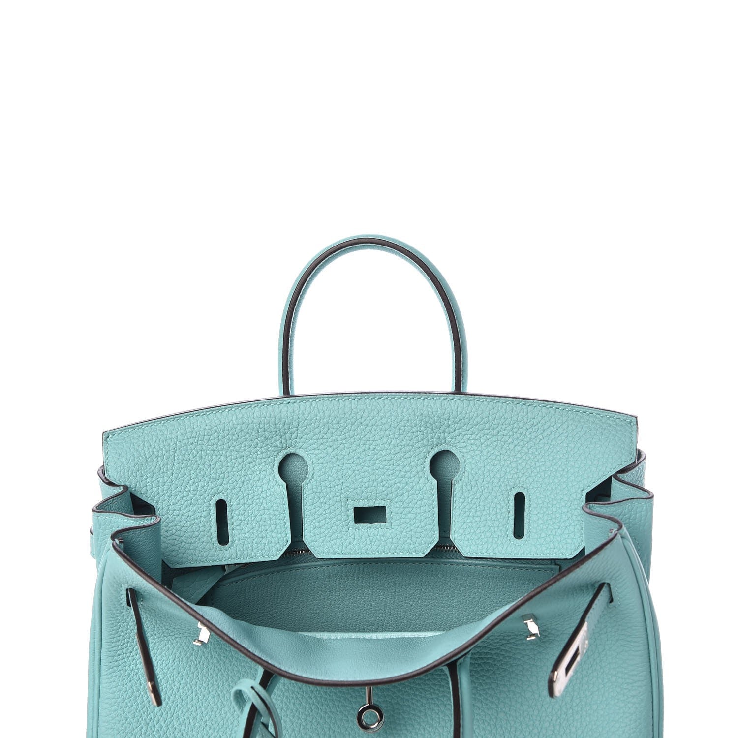 Hermes Togo Birkin 25 Bleu Atoll 8 of 34