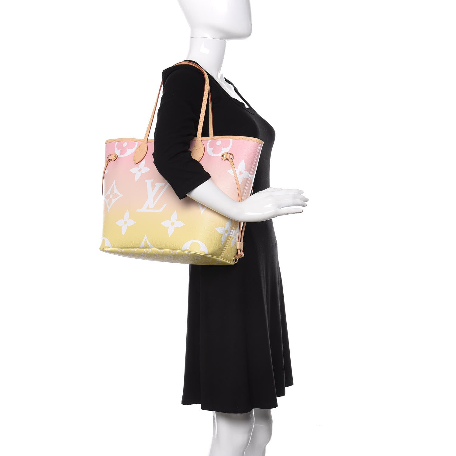 Louis Vuitton Monogram Giant By The Pool Neverfull MM Light Pink 2 of 10