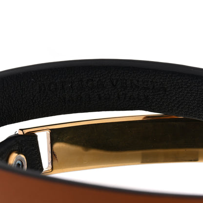 Bottega Veneta Nappa Sterling Silver Wrap Bracelet Black 3 of 3