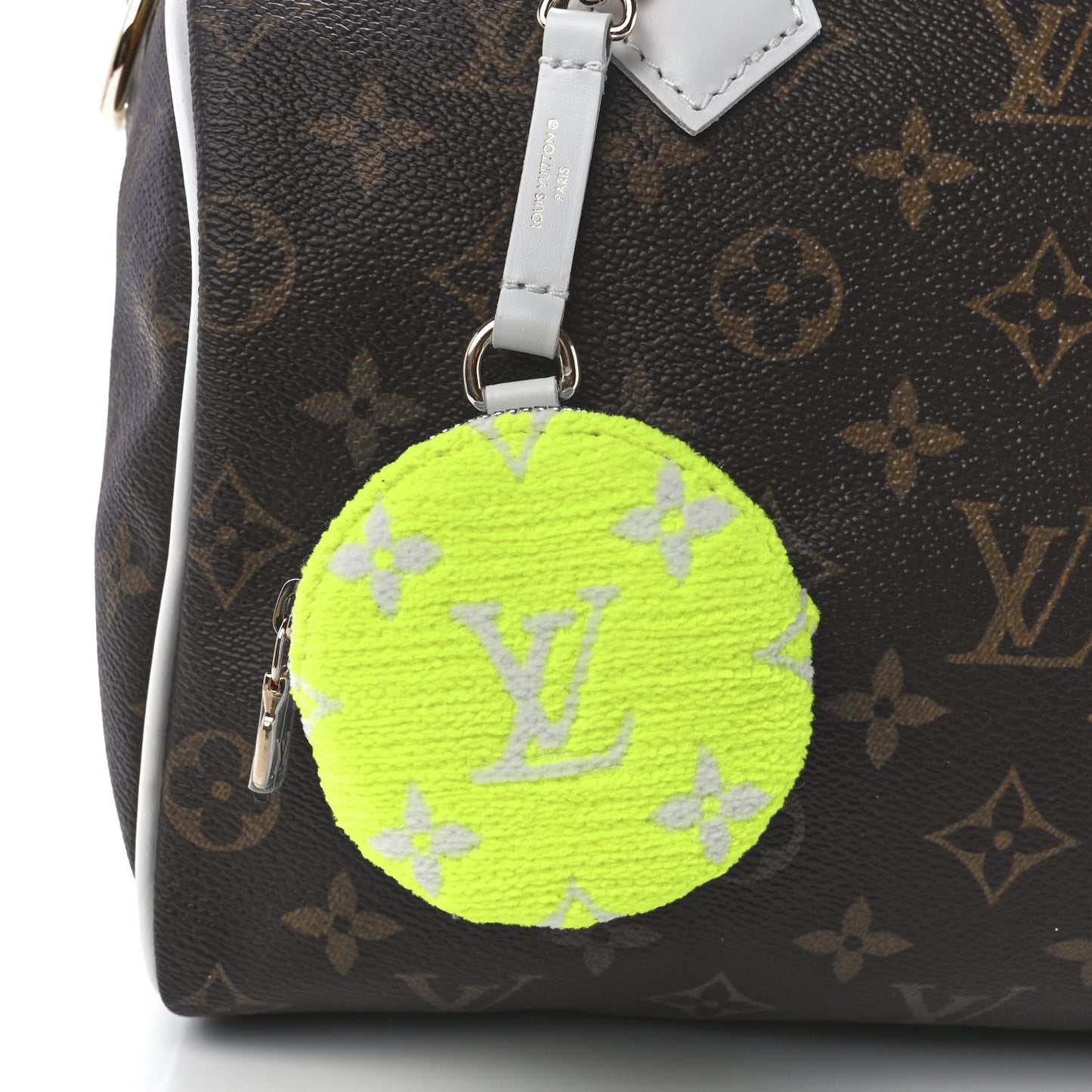Monogram LV Match Speedy Bandouliere 25 White