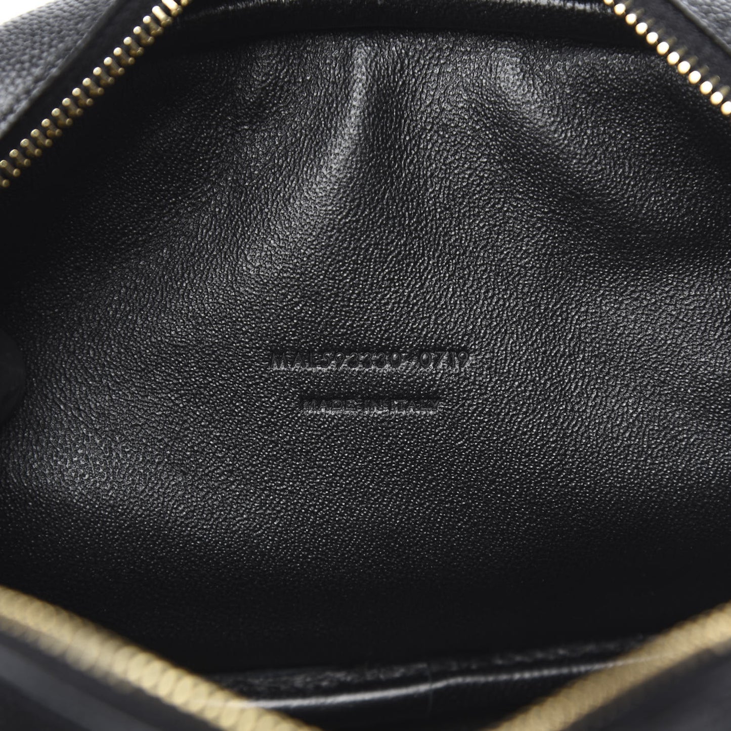 Grain De Poudre Matelasse Monogram Mini Lou Camera Bag Black