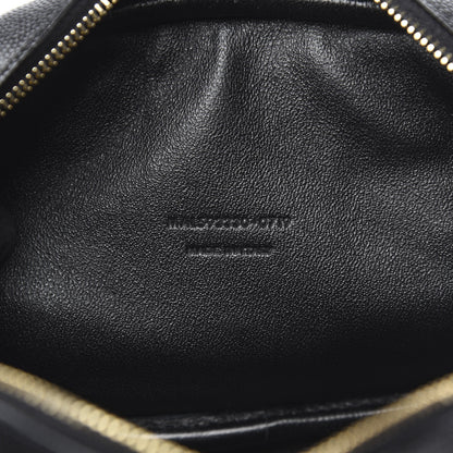 Saint Laurent Grain De Poudre Matelasse Monogram Mini Lou Camera Bag Black 7 of 9
