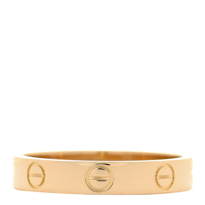 Cartier 18K Yellow Gold 3.5mm LOVE Wedding Band Ring 55 7.25 1 of 4