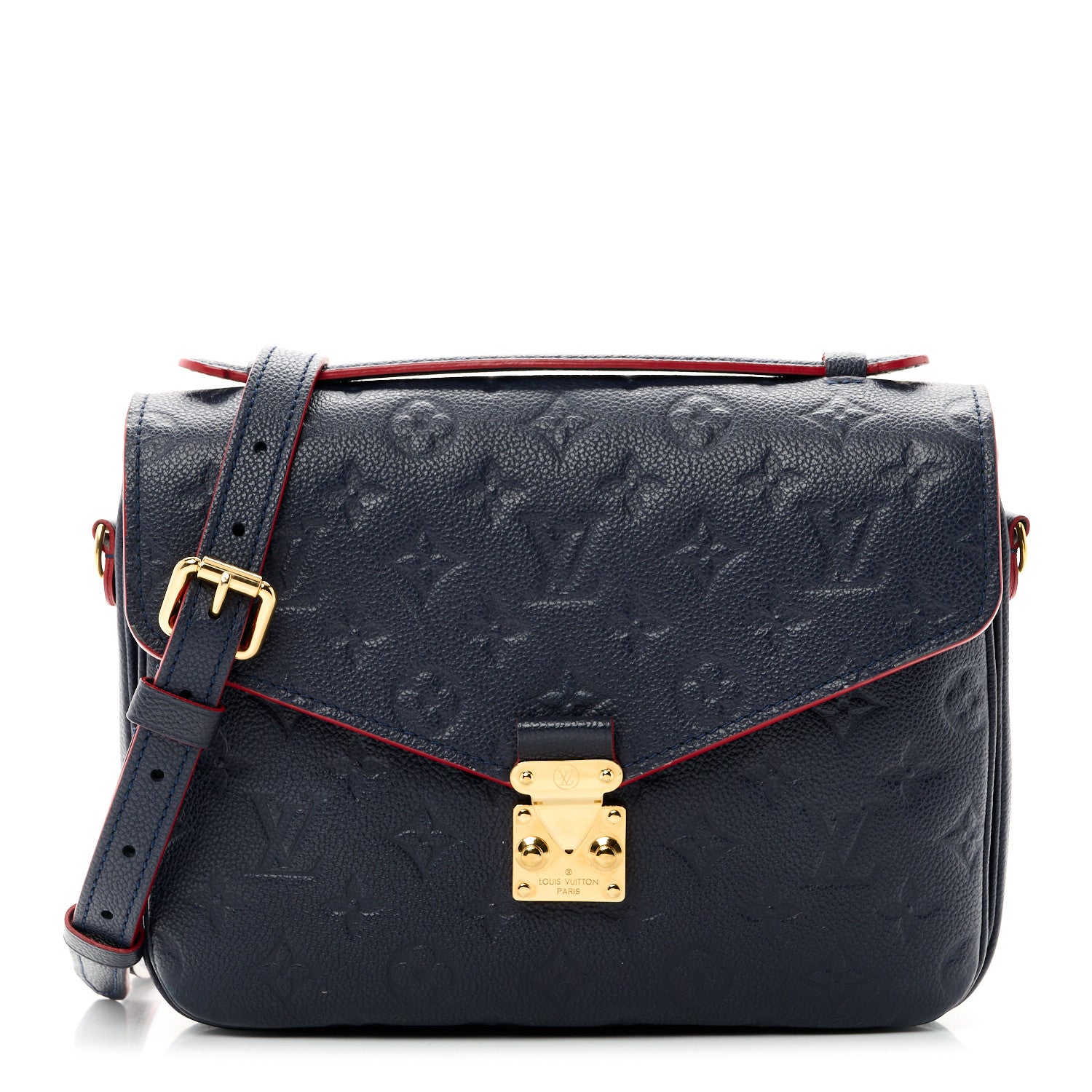 Louis Vuitton Empreinte Pochette Metis Marine Rouge 1 of 9