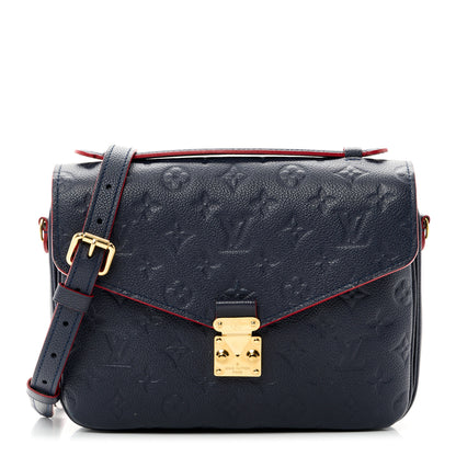 Louis Vuitton Empreinte Pochette Metis Marine Rouge 1 of 9