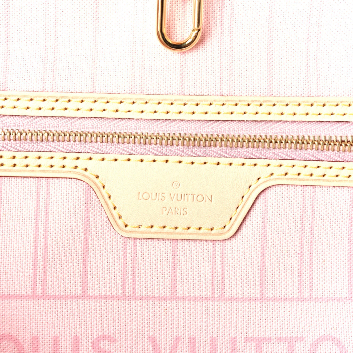 Louis Vuitton Damier Azur Neo Neverfull MM Rose Ballerine 6 of 8