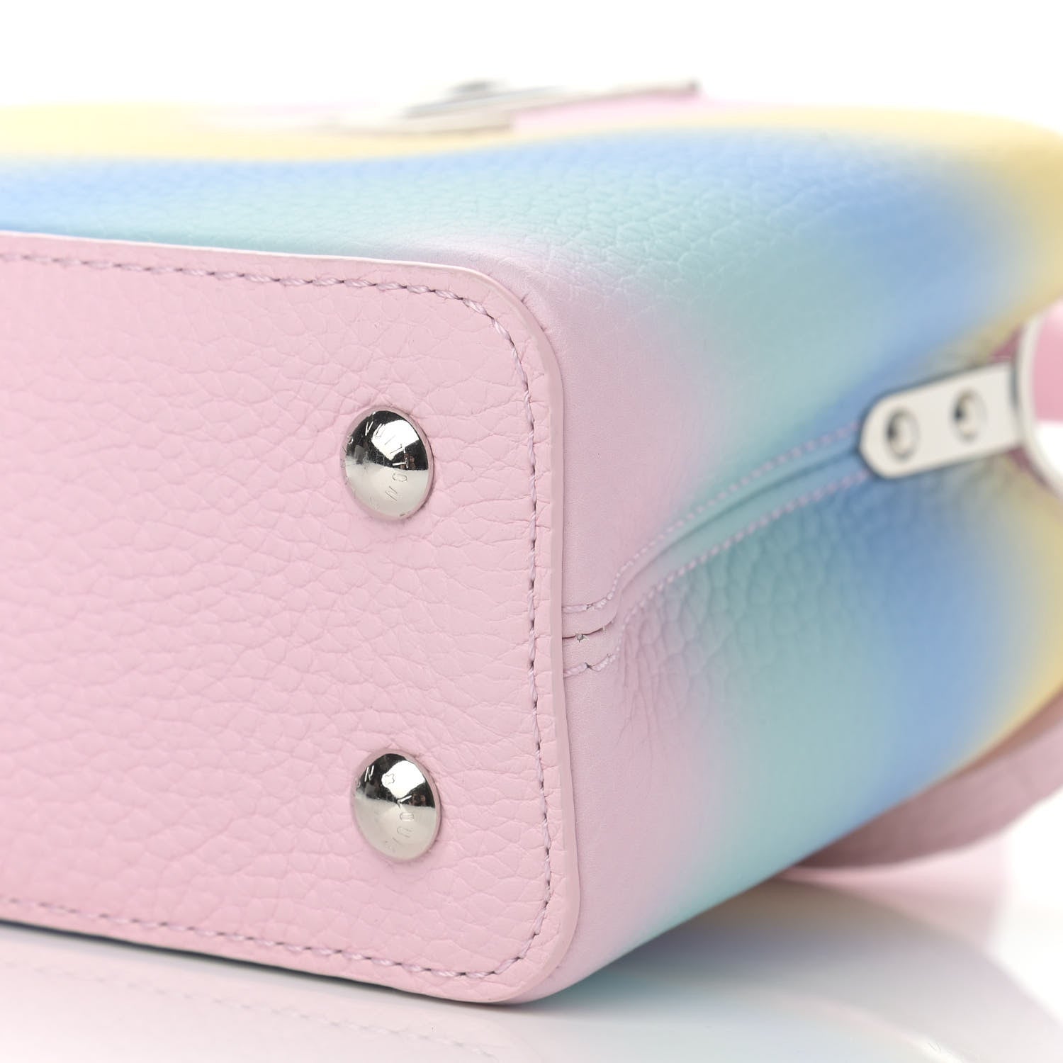 Louis Vuitton Taurillon Mini Degrade Rainbow V Capucines 10 of 11