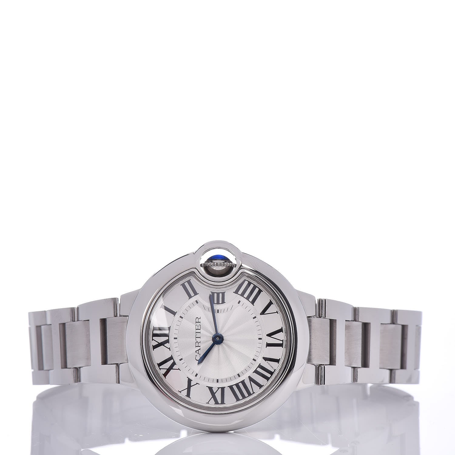 Cartier Stainless Steel 33mm Ballon Bleu De Quartz Watch 3 of 5