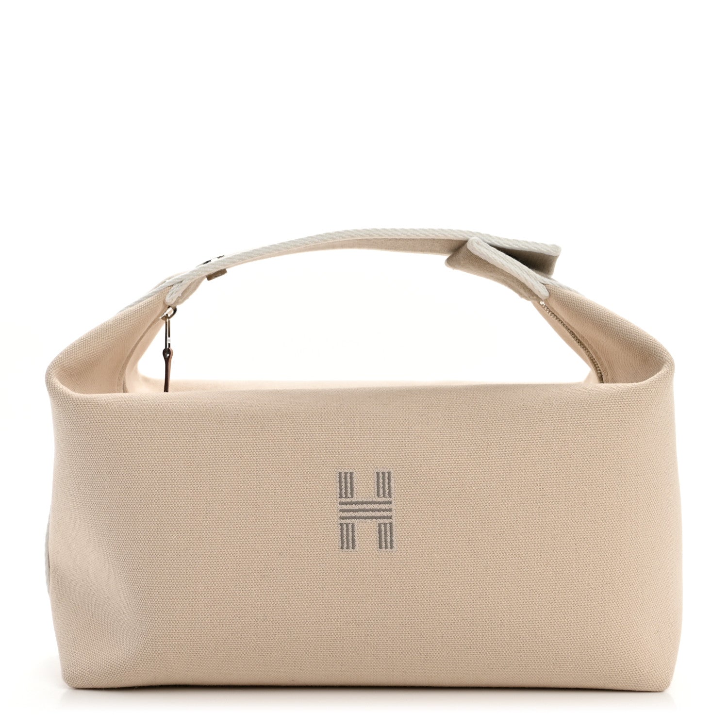 Hermes Canvas Large Bride-A-Brac Pouch Natural 1 of 6