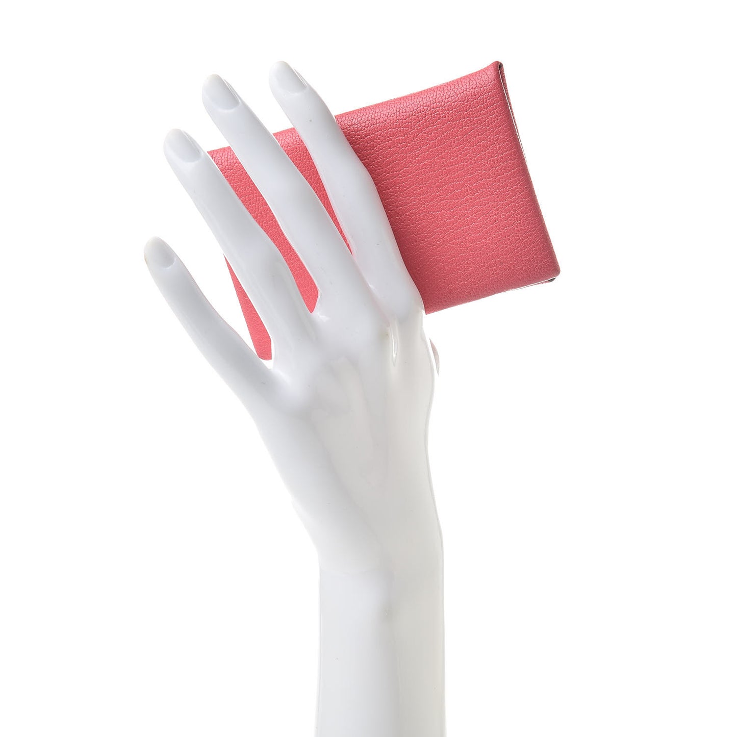 Chevre Mysore Calvi Card Case Rose Azalee