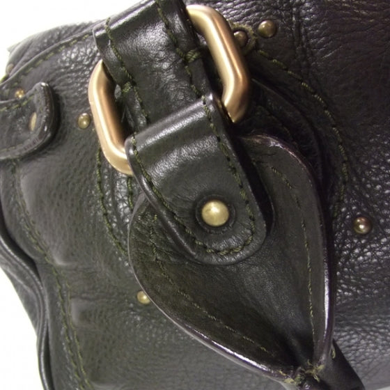 Chloe Leather Medium Paddington Satchel Kaki 10 of 17