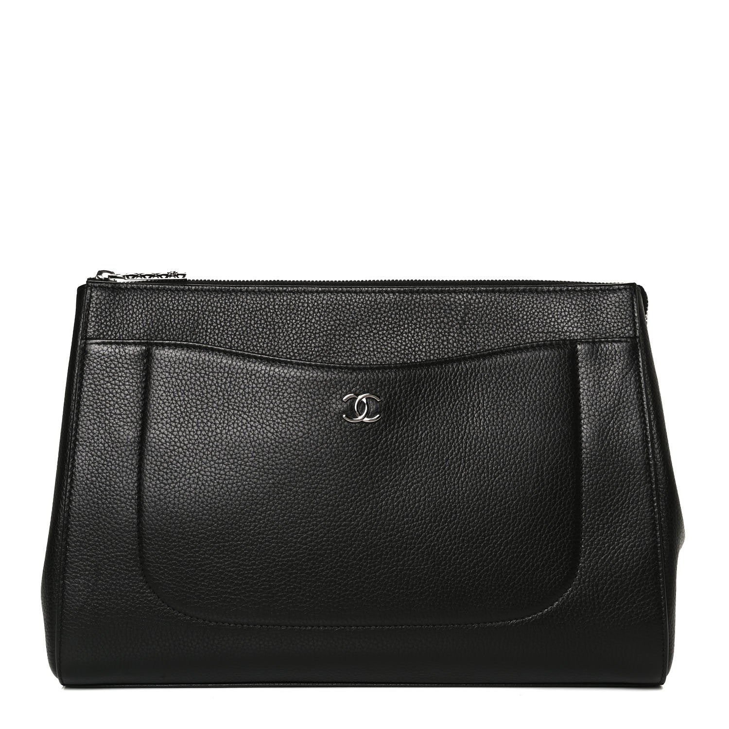 Chanel Grained Calfskin Large Neo Executive Cosmetic Case Black 1 of 12