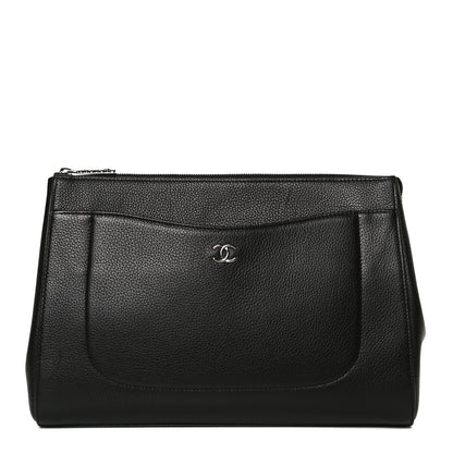 Chanel Grained Calfskin Large Neo Executive Cosmetic Case Black 1 of 12