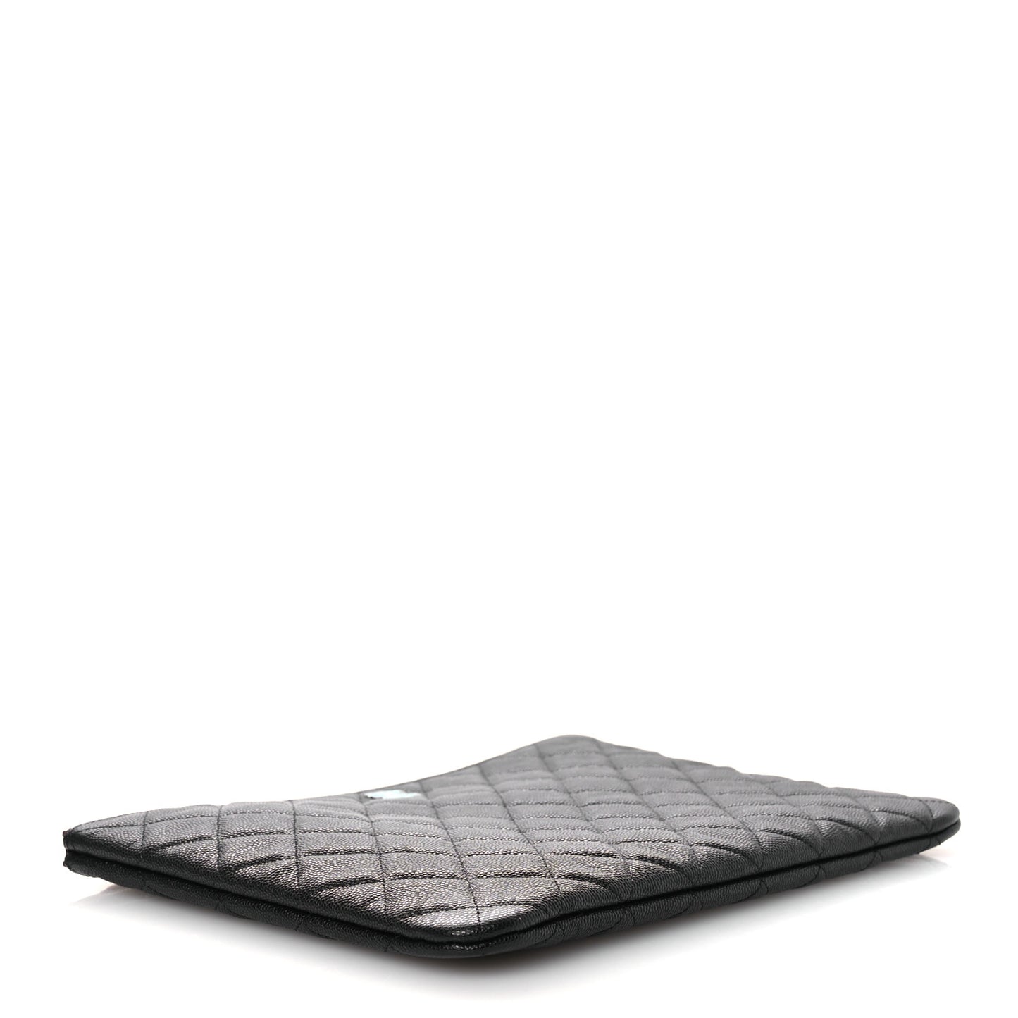 Caviar Quilted Medium Cosmetic Case Black