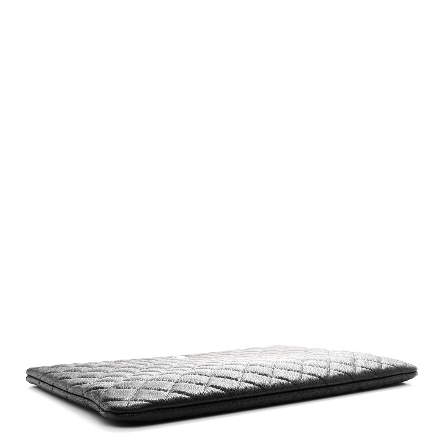 Chanel Caviar Quilted Large Cosmetic Case Black 4 of 7