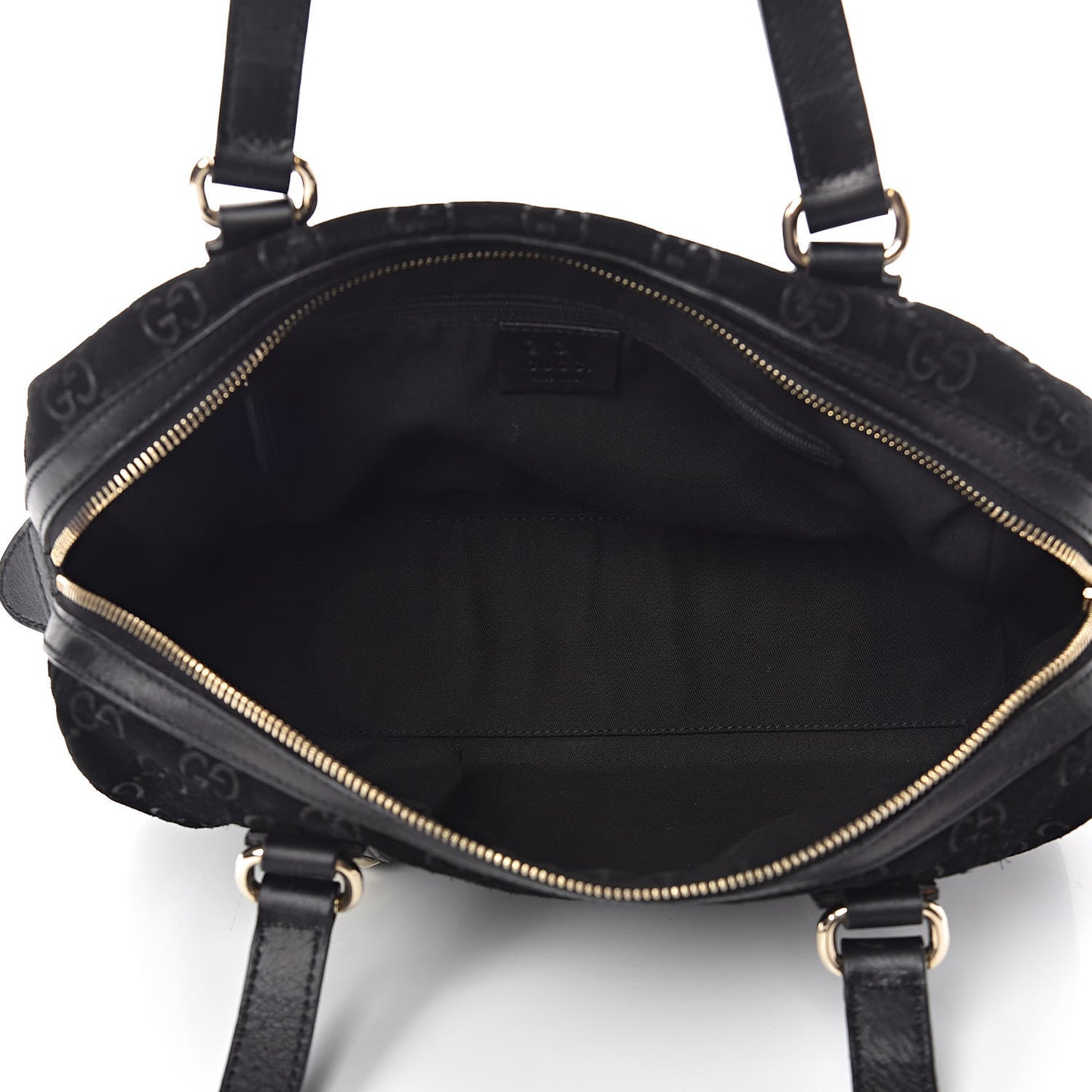Guccissima Suede Charmy Boston Black
