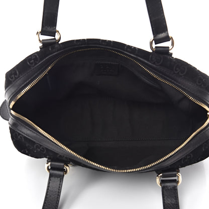 Gucci Guccissima Suede Charmy Boston Black 5 of 10
