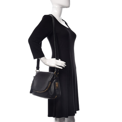 Tom Ford Grained Calfskin Medium Jennifer Crossbody Bag Black 2 of 9