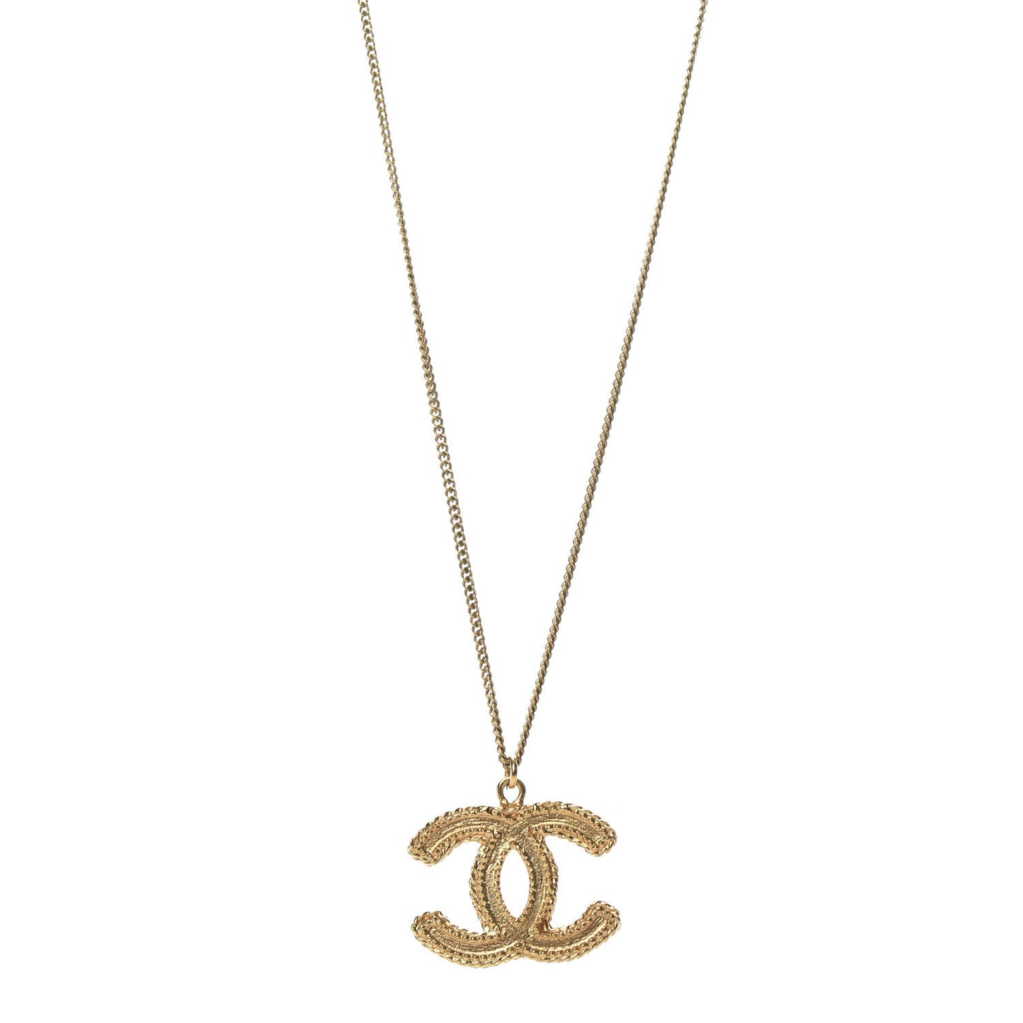 CC Necklace Matte Gold