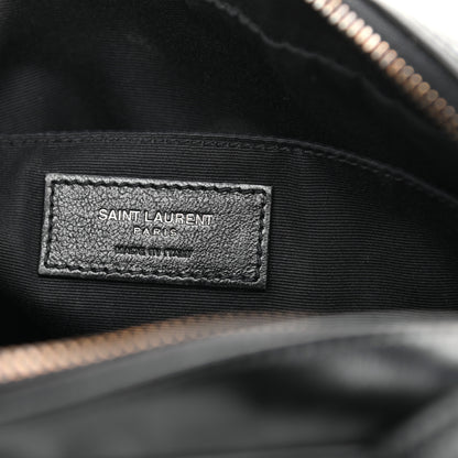 Saint Laurent Calfskin Matelasse Monogram Lou Camera Bag Black 6 of 10