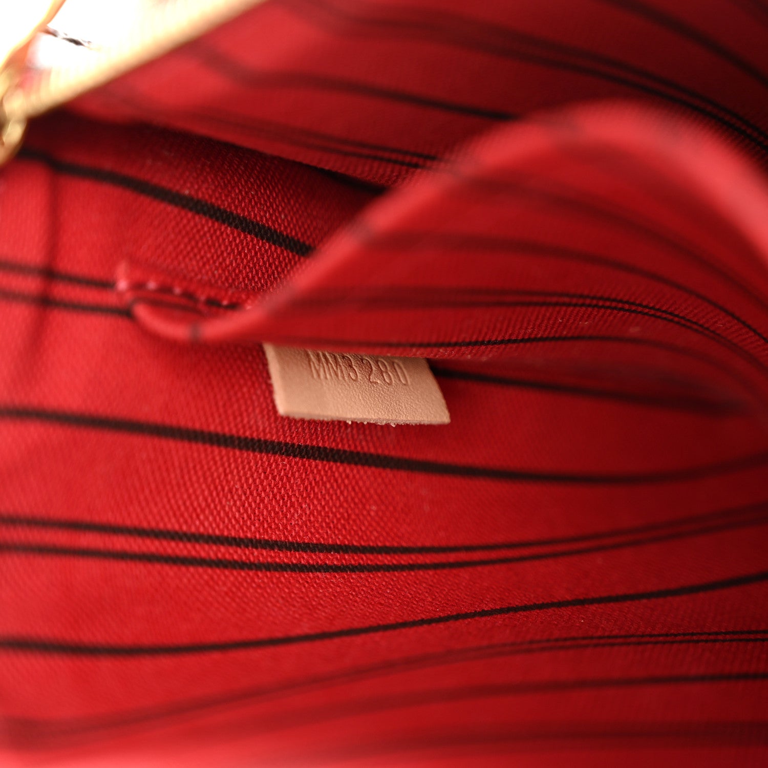 Louis Vuitton Monogram Neverfull MM GM Pochette Cherry 7 of 9