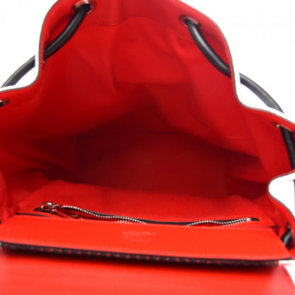 Christian Louboutin Metallic Calfskin Spiked Explorafunk Backpack Silver 4 of 9