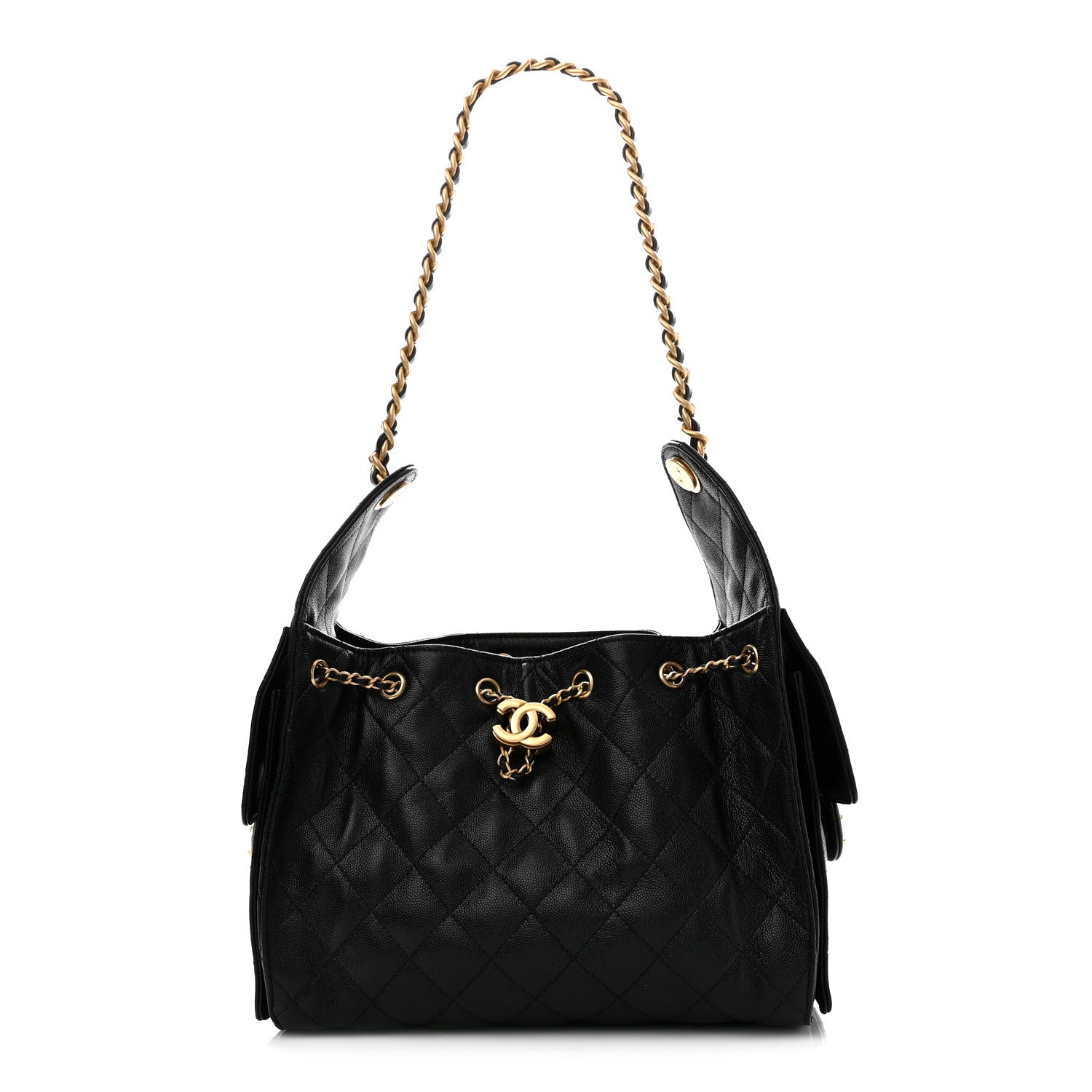 Chanel Caviar Quilted Small Chanel 25 Handbag Black 1 of 11