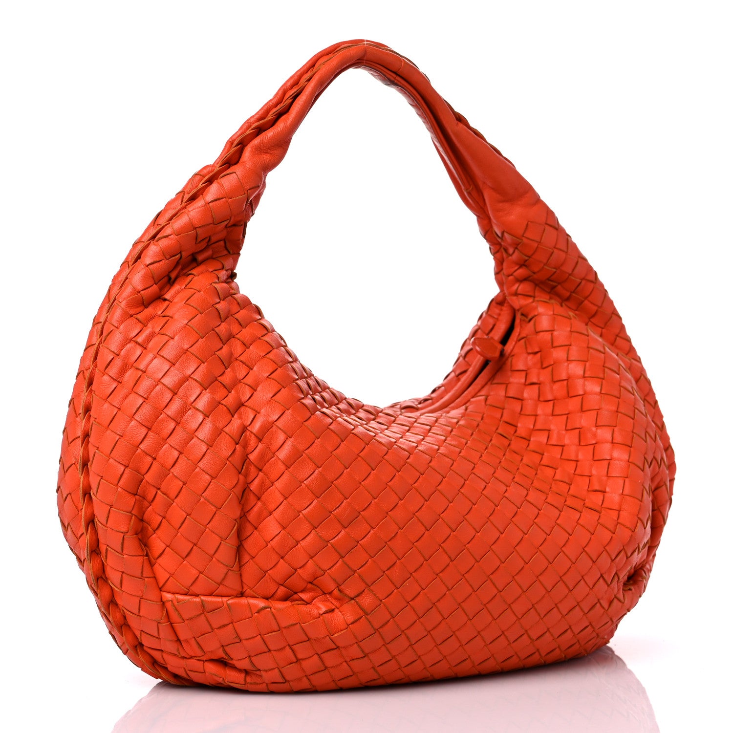 Bottega Veneta Nappa Intrecciato Medium Belly Veneta Hobo Orange 2 of 11