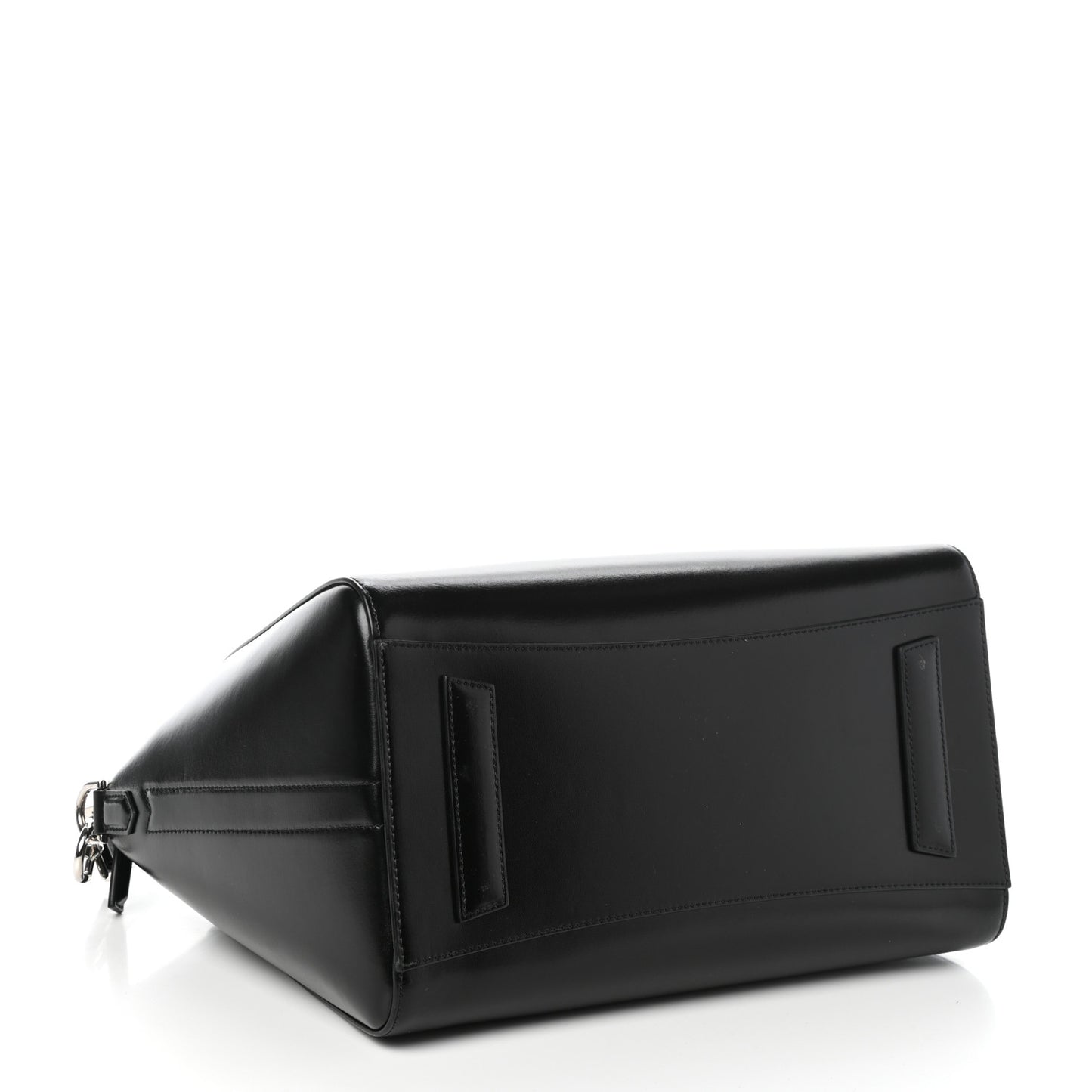 Shiny Lord Calfskin Medium Antigona Black