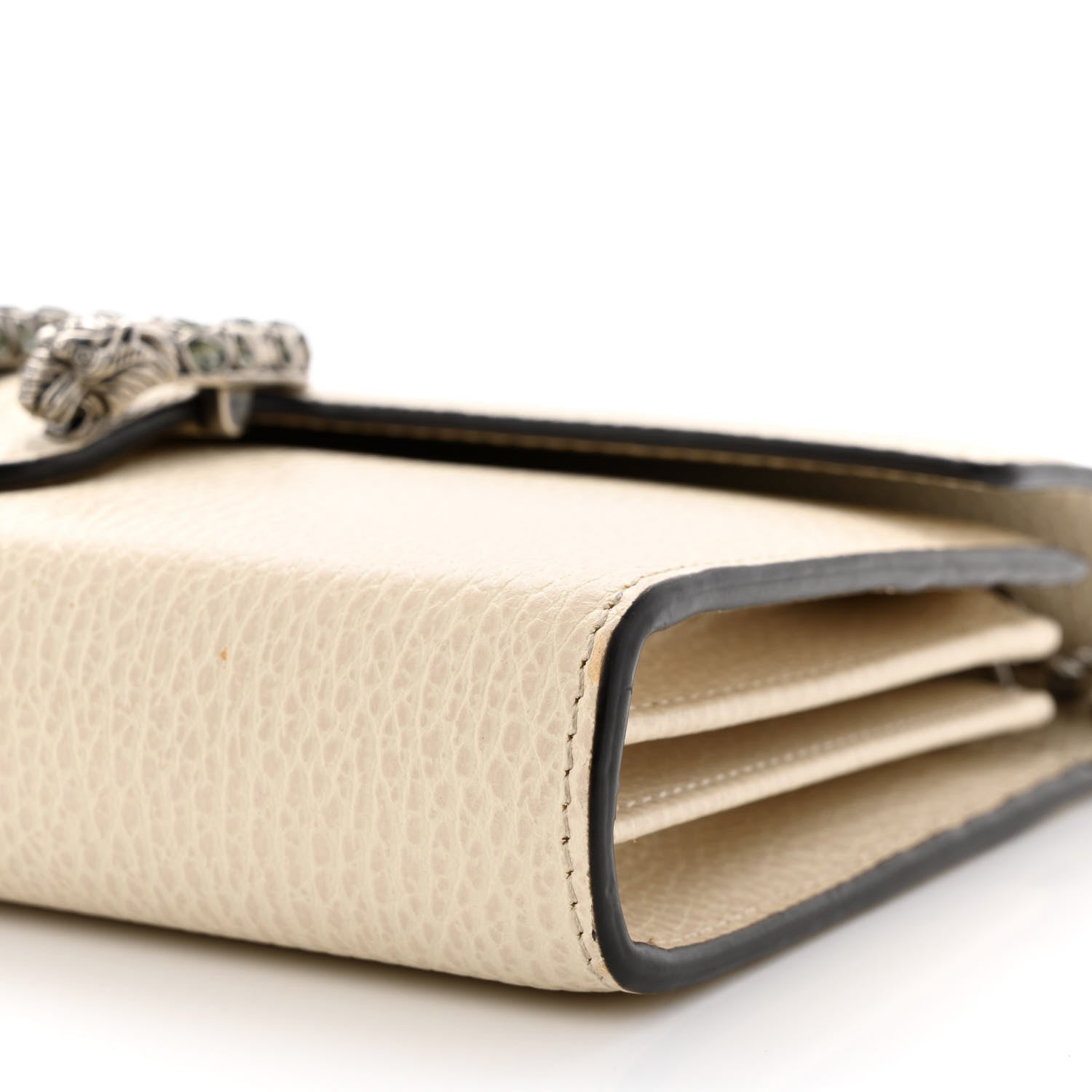 Gucci Dollar Calfskin Mini Dionysus Chain Wallet Mystic White 12 of 16
