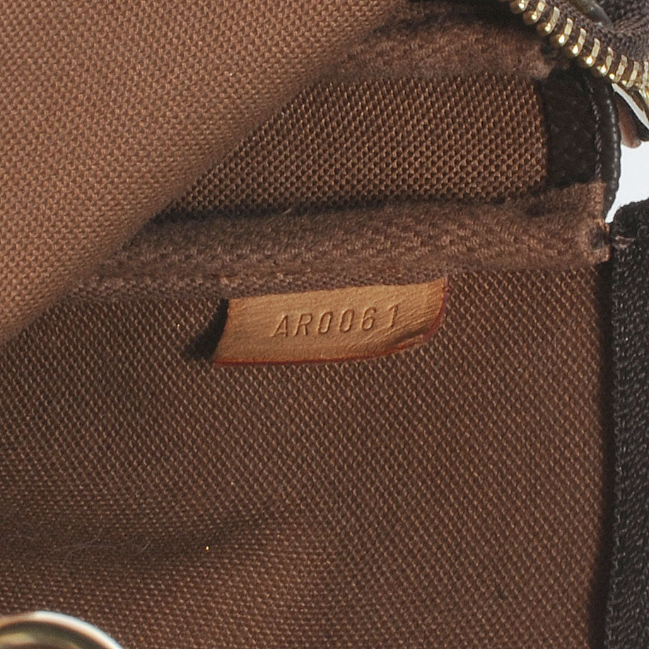 Monogram Graffiti Pochette Accessories Peach