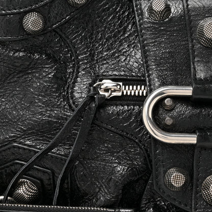 Balenciaga Agneau Arena Medium Le Cagole Shoulder Bag Black 8 of 10