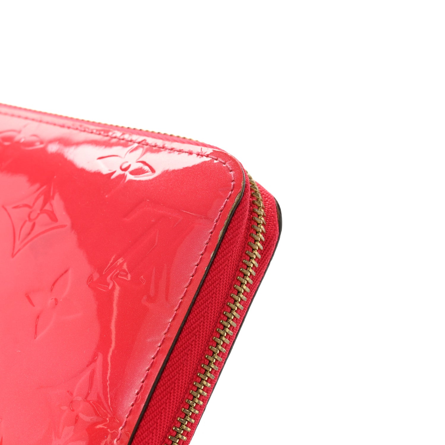Louis Vuitton Vernis Zippy Wallet Rose Litchi 11 of 13