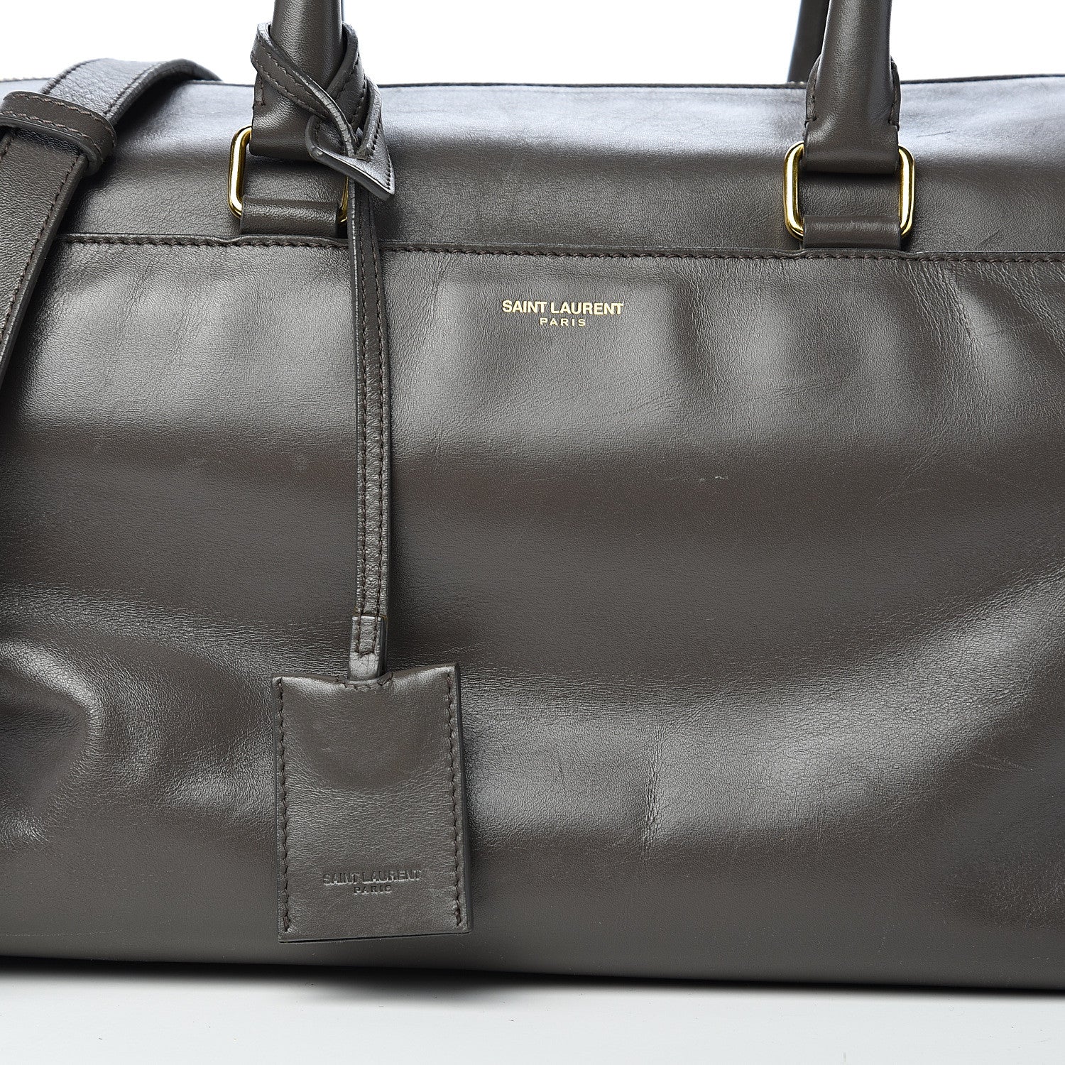 Saint Laurent Calfskin Classic Duffle 6 Earth 13 of 13