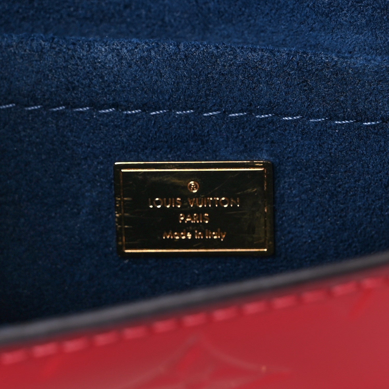 Louis Vuitton Vernis Epi Monogram Spring Street Scarlet 5 of 11