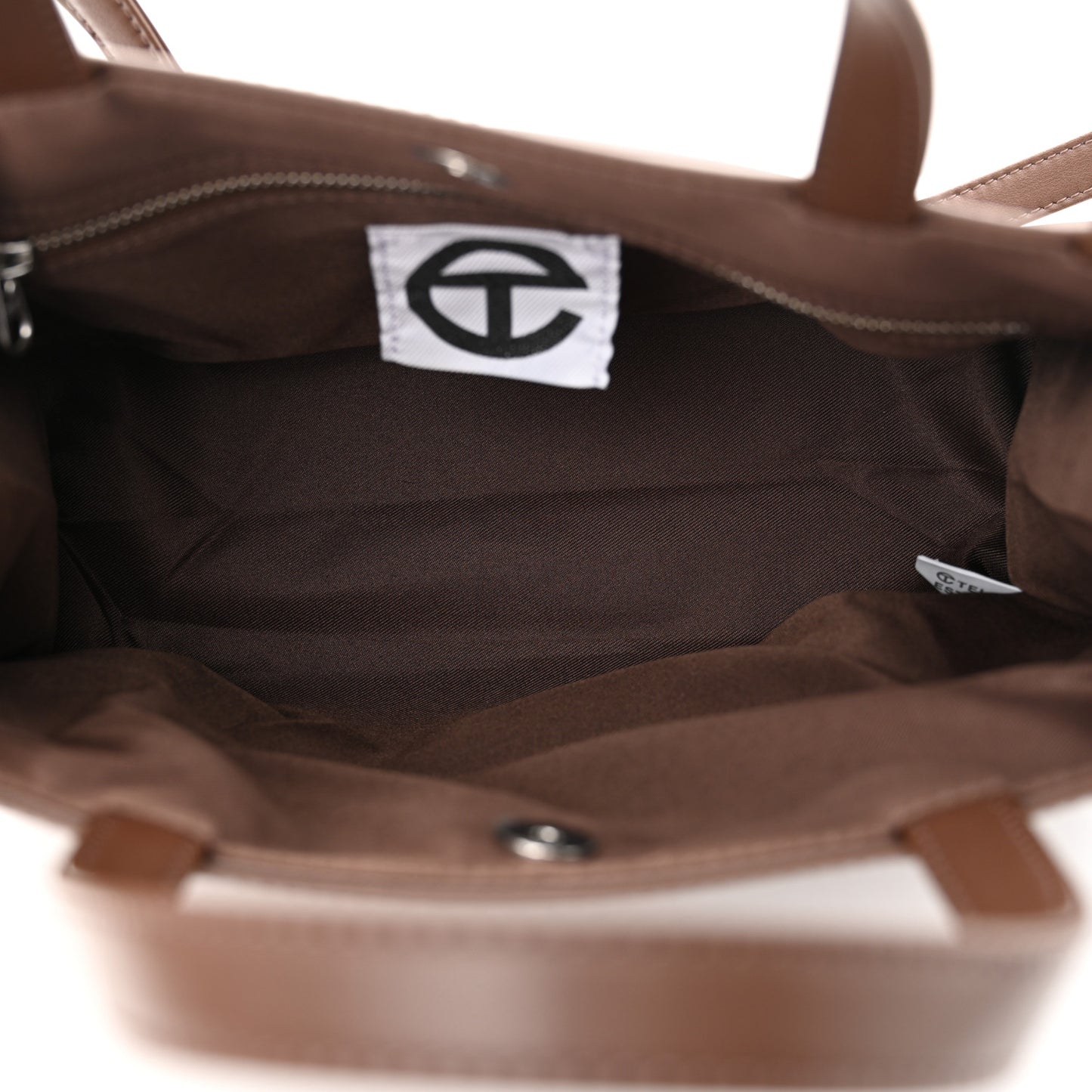 Vegan Leather Shmedium Shopping Bag Chocolate