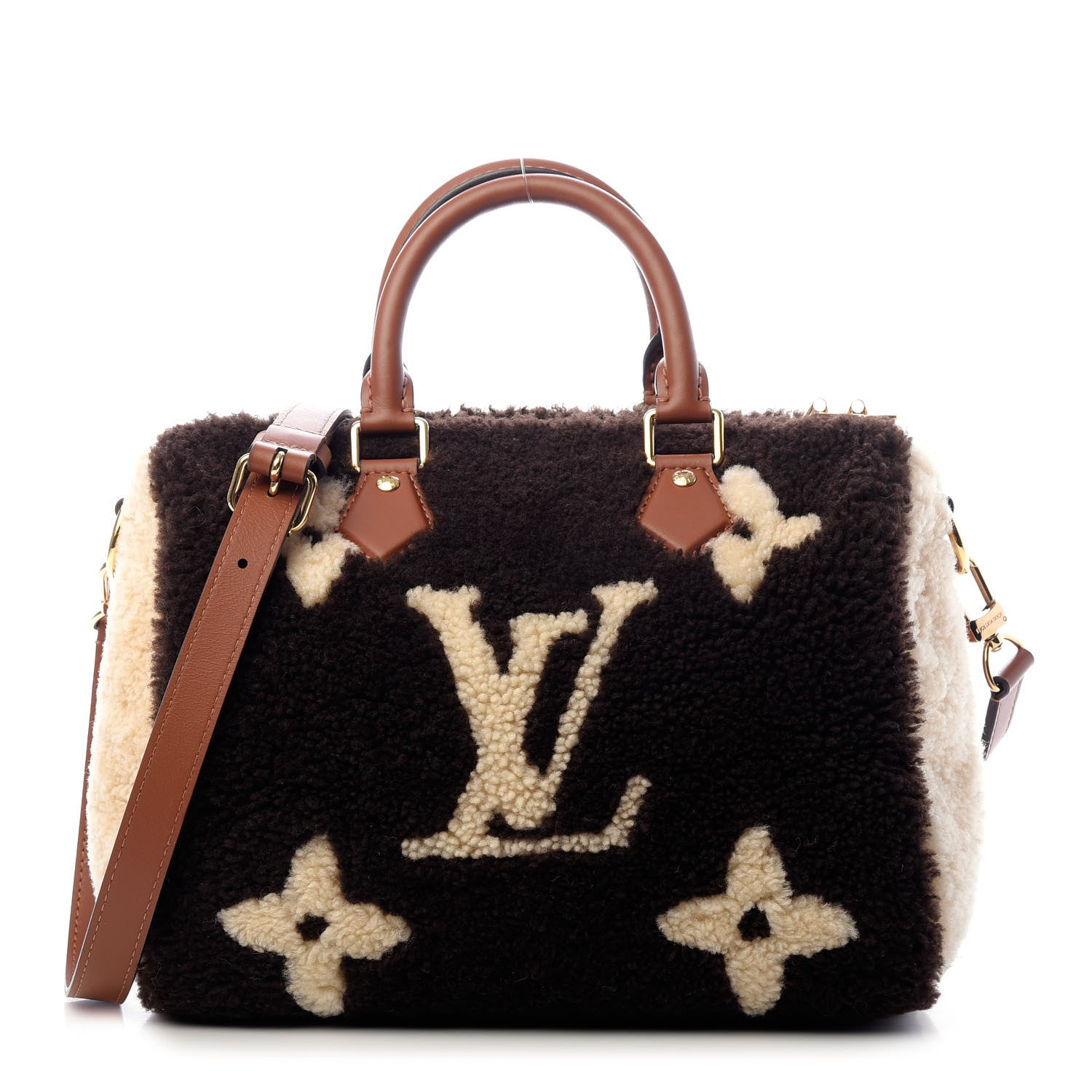 Louis Vuitton Monogram Teddy Speedy Bandouliere 25 1 of 8