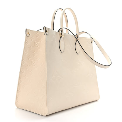 Louis Vuitton Empreinte Monogram Giant Onthego GM Creme 3 of 8