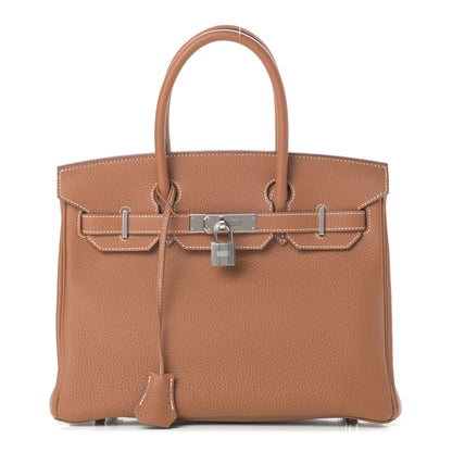 Hermes Togo Birkin 30 Gold 1 of 11