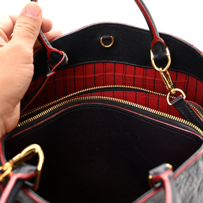 Louis Vuitton Empreinte Montaigne MM Marine Rouge 11 of 16