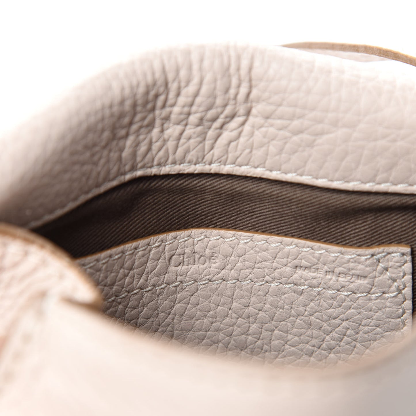 Calfskin Mini Marcie Round Crossbody Bag Abstract White