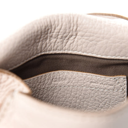 Chloe Calfskin Mini Marcie Round Crossbody Bag Abstract White 9 of 11